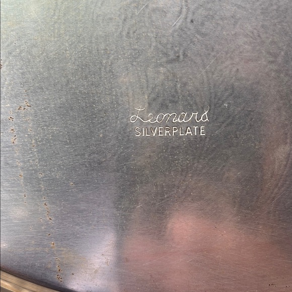 Elegant Silver Plated Serving Tray - Picture 2 of 13